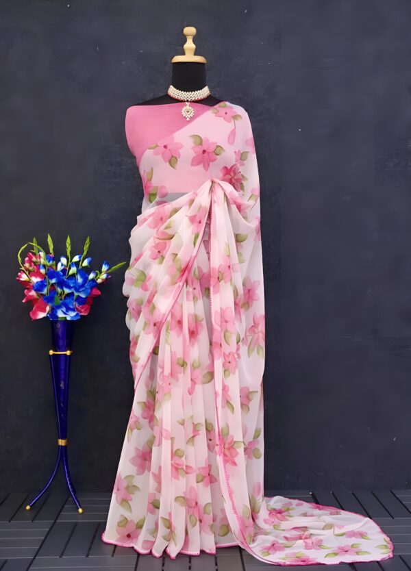 Flower Designer Saree