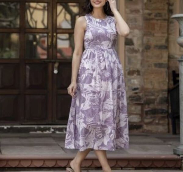 Fashionable purple dress for Girls and women